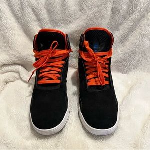 Adidas Roundhouse‎ Mid Black Orange Sneakers size 11.5